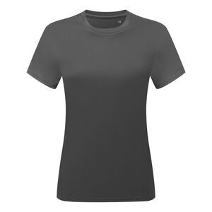 TriDri Womens/Ladies Ion-Charge T-Shirt / Charcoal